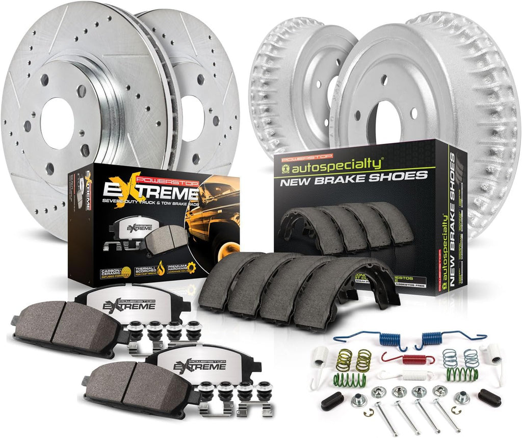 Z36 Truck & Tow Brake Kit with Drums Front & Rear K15075DK-36