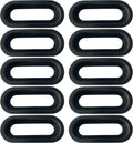 6" Inch Oval Rubber Grommet for Vehicle Lights Stop Turn Tail Light Covers Rings for Truck Trailer Kenworth Peterbilt 10Pcs
