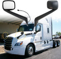 Door Mirror for FREIGHTLINER CASCADIA, Heated Door Mirror Assembly for FREIGHTLINER CASCADIA 2018+ (Painting (Black), Right)