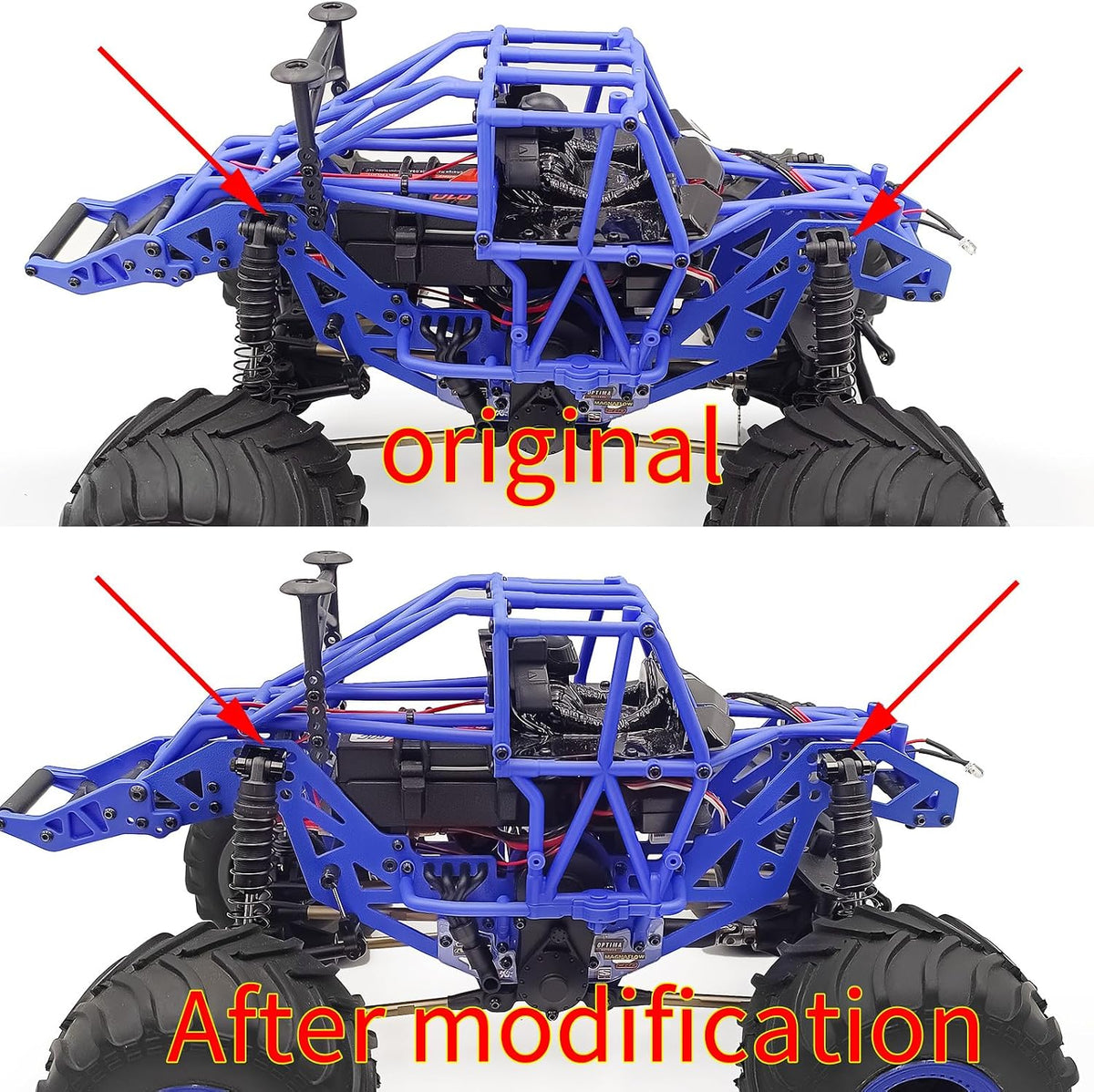 Aluminum Upper Shock & Lower Link Mount Fixed Set