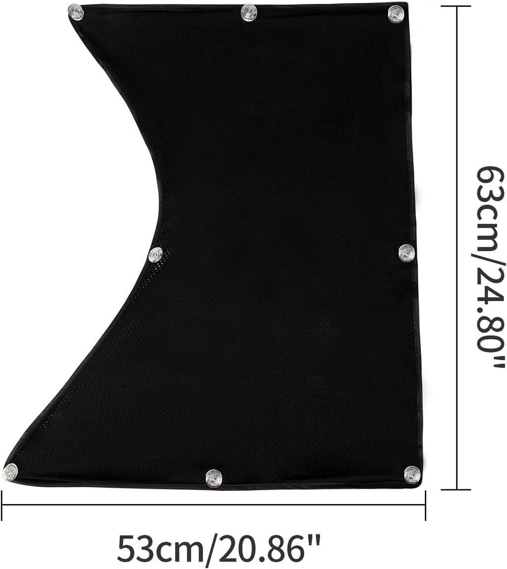 Thick Side Window Sunshade for Semi-Truck Fit for Freightliner Volvo VNL International Trucks Adjustable Shape UV Block Sunshade
