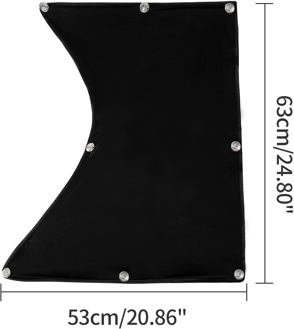 Thick Side Window Sunshade for Semi-Truck Fit for Freightliner Volvo VNL International Trucks Adjustable Shape UV Block Sunshade