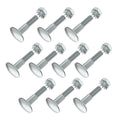 Box Truck Roll up Door Parts, Carriage Bolt Kit for Whiting Todco (10 Pcs)