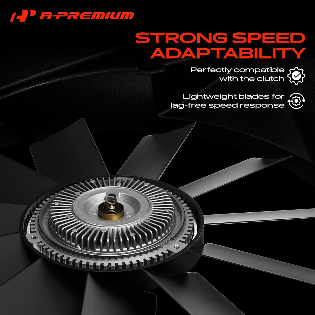 Engine Radiator Cooling Fan Blade Compatible with Car and Truck