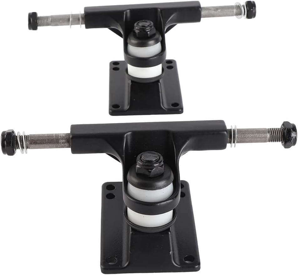 2 Pieces Skateboard Trucks, 3.25Inch Wheels Skateboard Bearings Combo Longboard Accessory for Hardware Combo Starter Kit ﻿