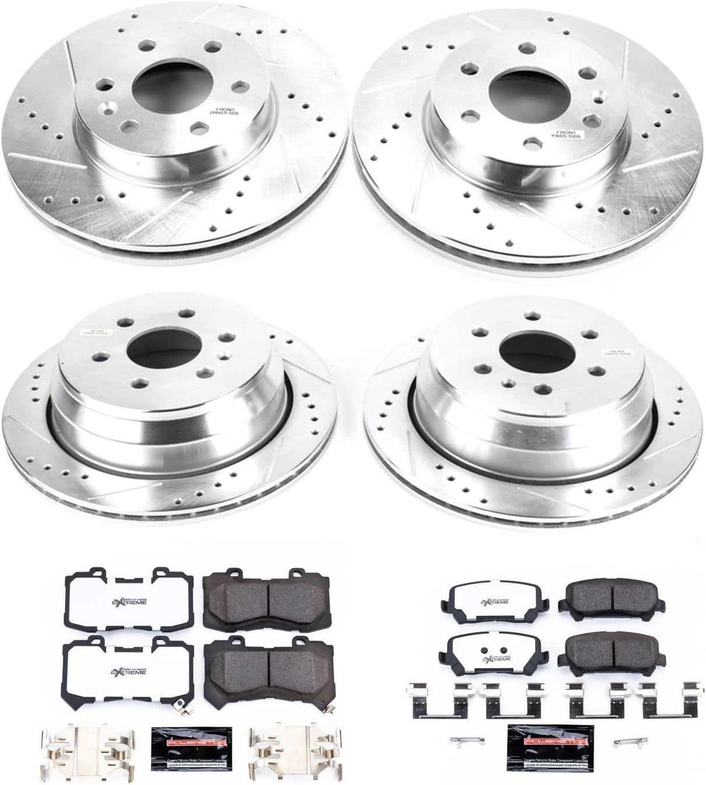 Z36 Truck & Tow Brake Pad & Rotor Kit Front & Rear K7228-36
