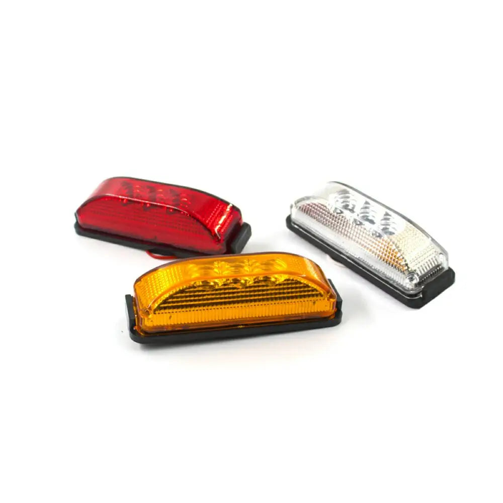 6Pcs/Set Truck Tail Lights Outline Marker LED Side Marker 12V 24V LED Light Truck Parts Caravan Trailer Lamp LED Side Lights