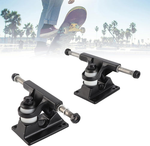 2 Pieces Skateboard Trucks, 3.25Inch Wheels Skateboard Bearings Combo Longboard Accessory for Hardware Combo Starter Kit ﻿
