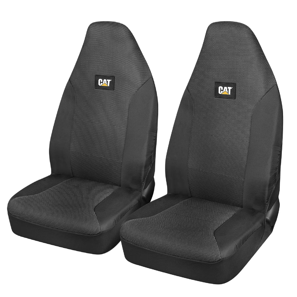 CAT™ Semi Truck Seat Covers – Heavy Duty Interior Accessories for Big Rigs, 18 Wheelers, & Semis – Breathable Mesh Universal Fit Truck Accessories for Semi Trucks – Best Accessories for Long Haul Tru