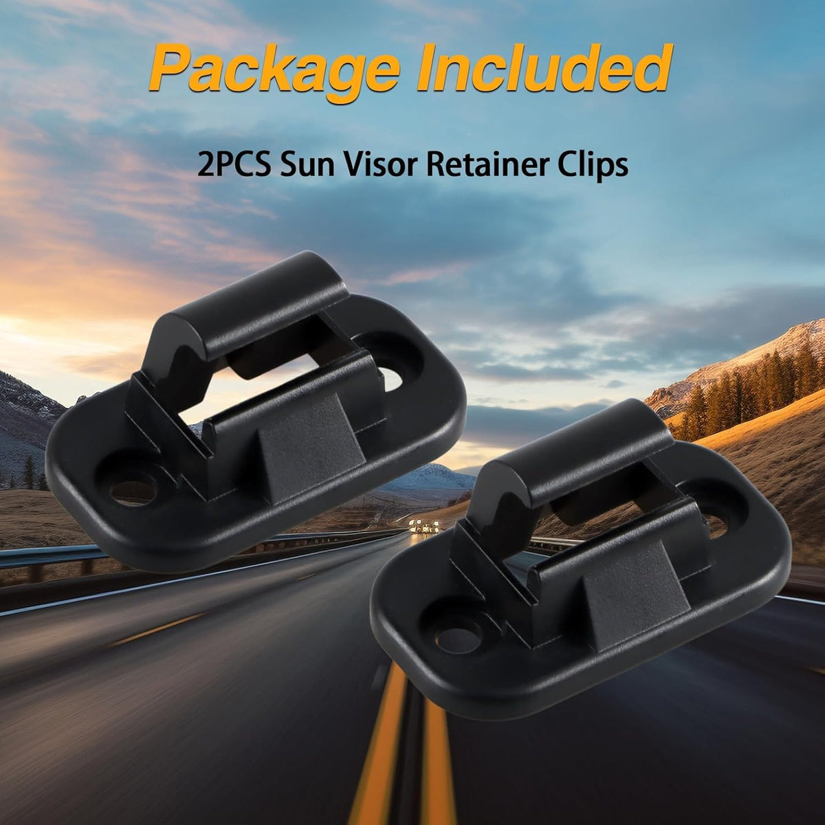 2PCS Sun Visor Retainer Clips Replace 18-36267-000