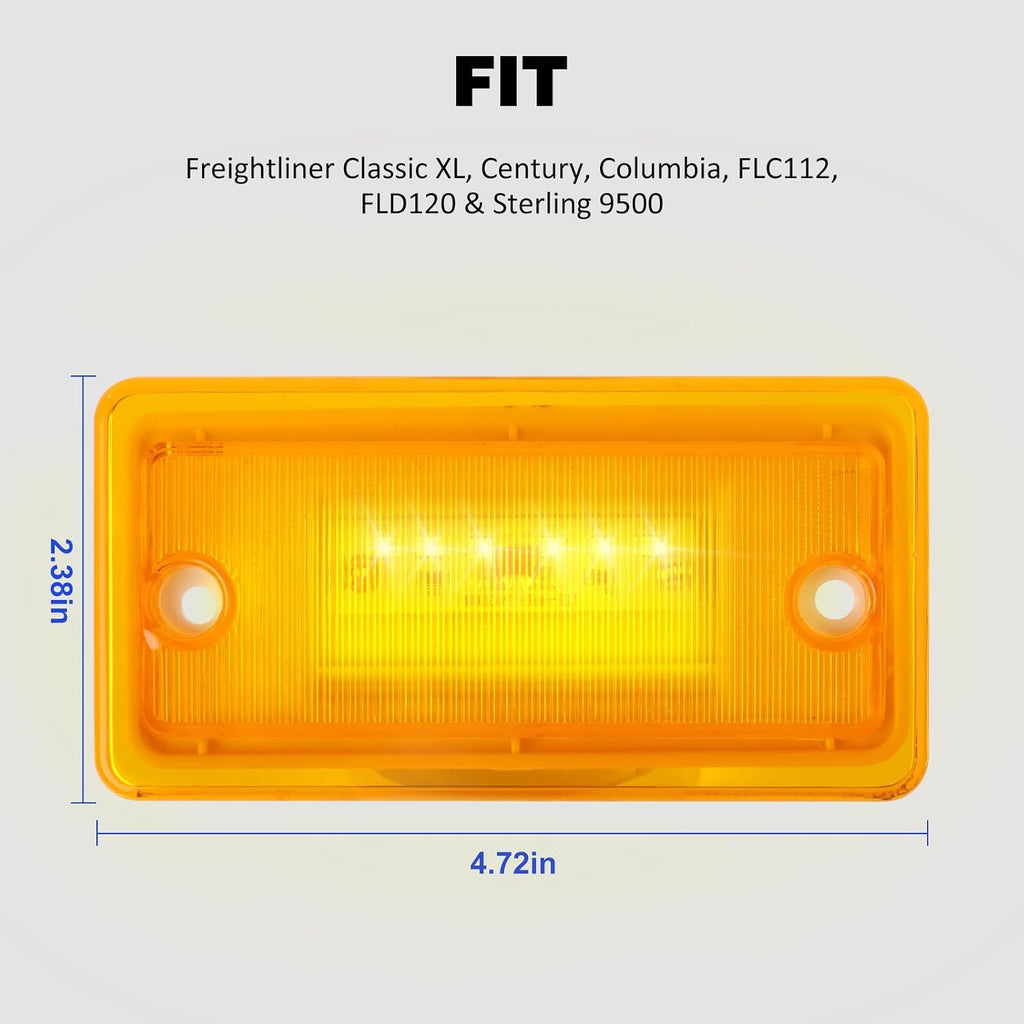 1 PCS LED Cab Roof Marker Light Fit for Freightliner