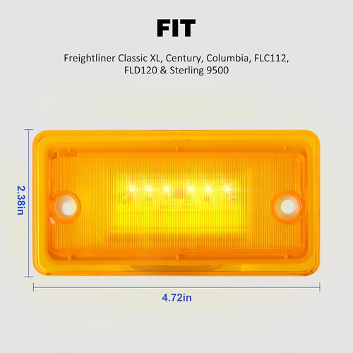 1 PCS LED Cab Roof Marker Light Fit for Freightliner