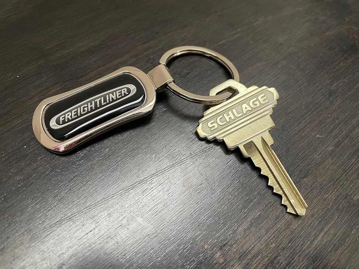 Trucks Chrome Metal Keychain Key Chain Tag Fob