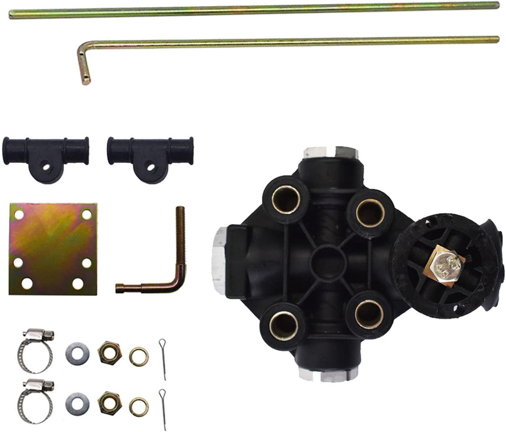 Height Leveling Control Air Valve Kit KN27000 90554241 85106567 Replacement for Haldex Freightliner Kenworth Peterbilt