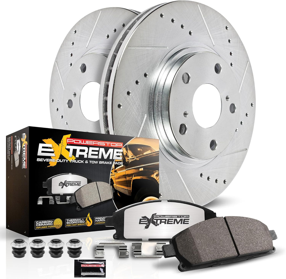Z36 Truck & Tow Brake Pad & Rotor Kit Front K9262-36