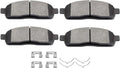 Semi-Metal Brake Pads, 4Pcs Front Brake Pads Brakes Kits