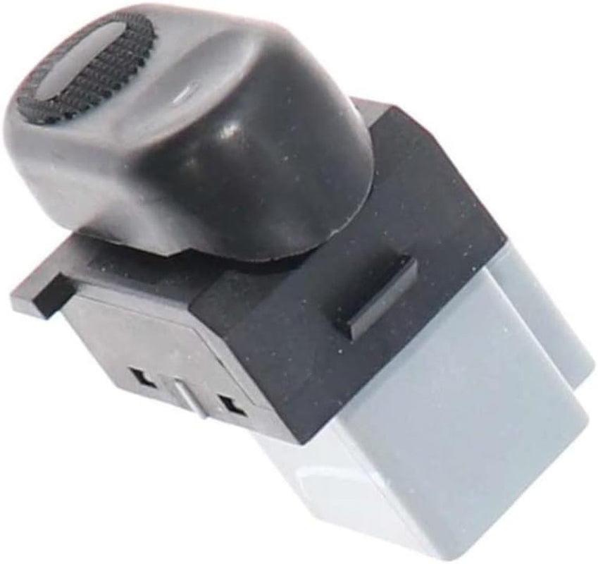 Push Button Window Switch - Black, 1-Way, Flush Mount, MANUAL Operation