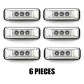 6Pcs/Set Truck Tail Lights Outline Marker LED Side Marker 12V 24V LED Light Truck Parts Caravan Trailer Lamp LED Side Lights
