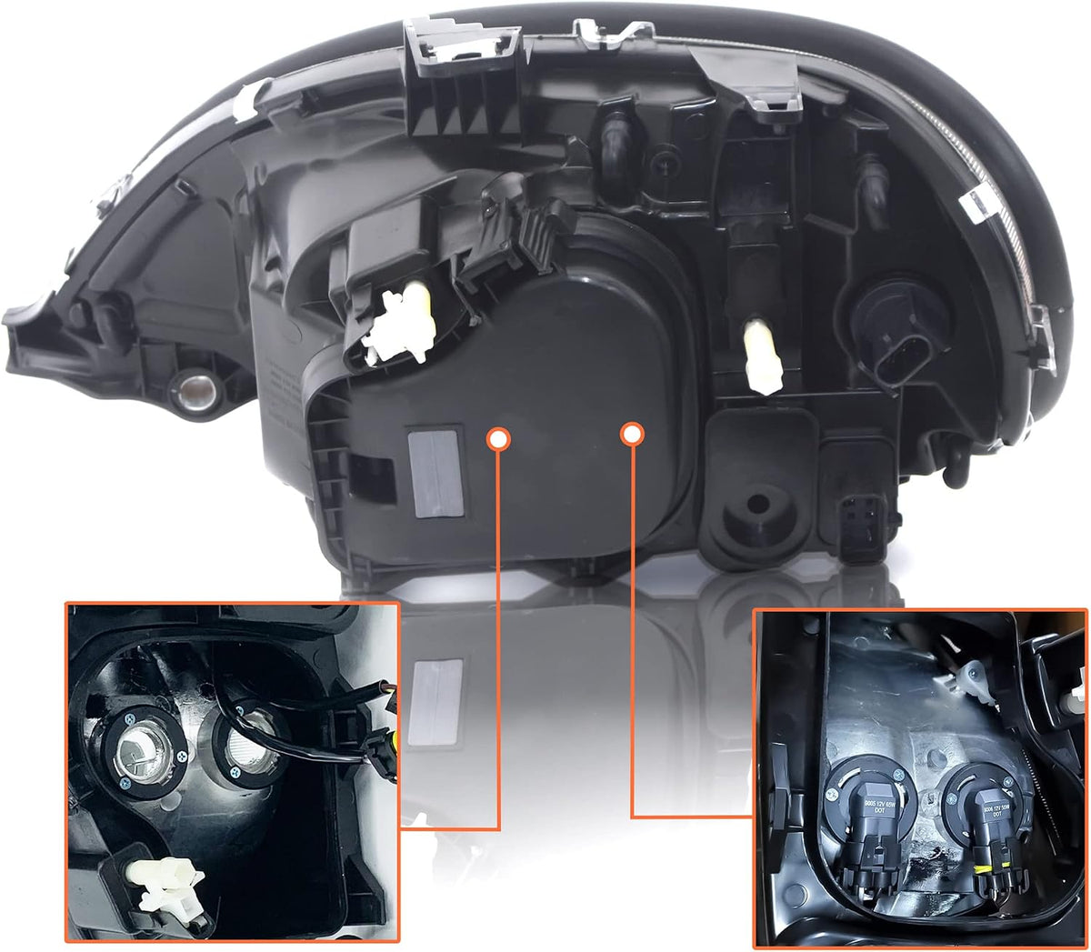 Headlight Replacement for 1996-2017 Freightliner Columbia Trucks