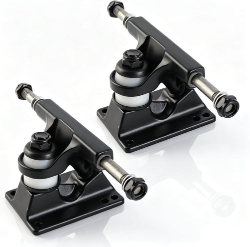 2 Pieces Skateboard Trucks, 3.25Inch Wheels Skateboard Bearings Combo Longboard Accessory for Hardware Combo Starter Kit ﻿