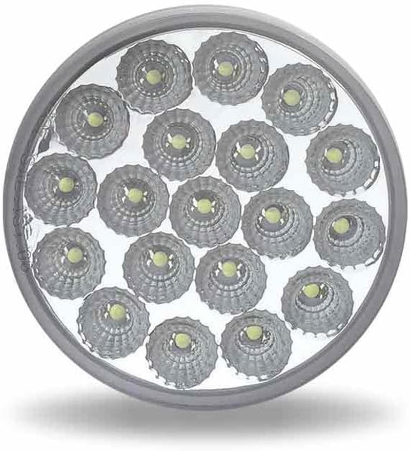 Dual Funtion 4" round Red Stop, Turn & Tail and White Back-Up LED Light