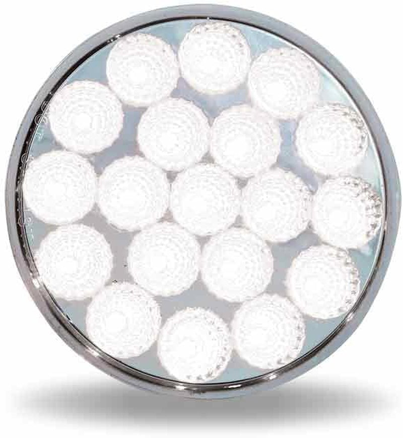 Dual Funtion 4" round Red Stop, Turn & Tail and White Back-Up LED Light