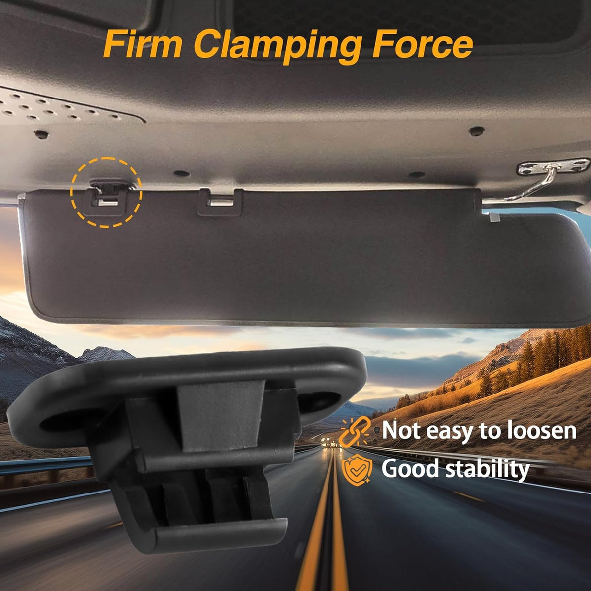 2PCS Sun Visor Retainer Clips Replace 18-36267-000