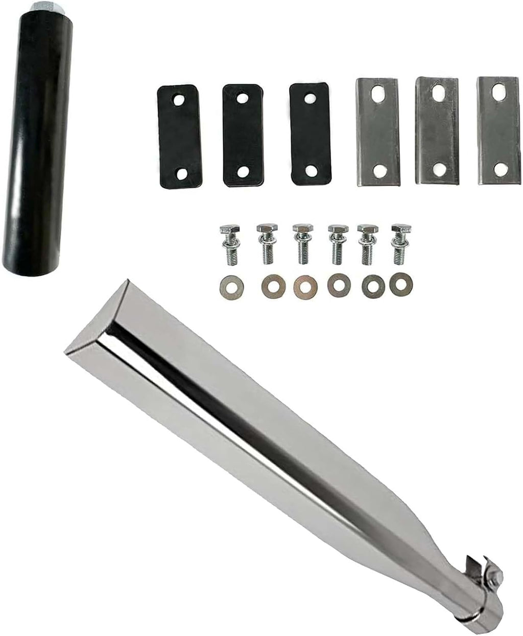 Triangle 304 Stainless Steel Quarter Fender Bracket W/Mounting Kit for Peterbilt Kenworth Freightliner,For Quarter, Single Axle, Half Tandem, and Full Tandem Fenders