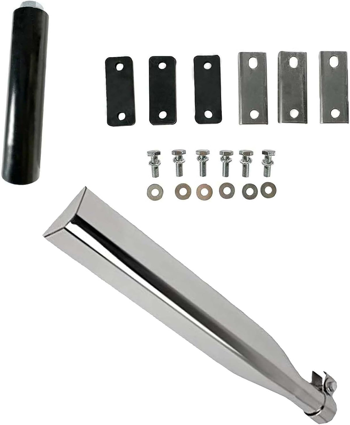 Triangle 304 Stainless Steel Quarter Fender Bracket W/Mounting Kit for Peterbilt Kenworth Freightliner,For Quarter, Single Axle, Half Tandem, and Full Tandem Fenders