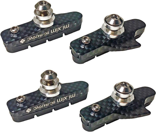 4PCS Premium Bike Brake Pads, Professional Mountain Bicycle V-Brake Pads, Bike Brake Blocks Kit