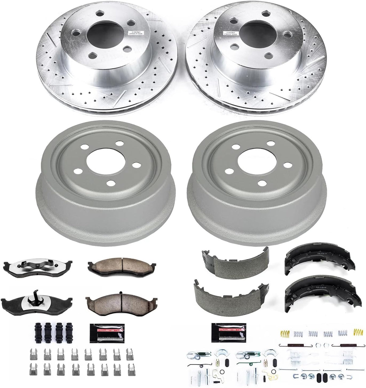 Z36 Truck & Tow Brake Kit with Drums Front & Rear K15075DK-36