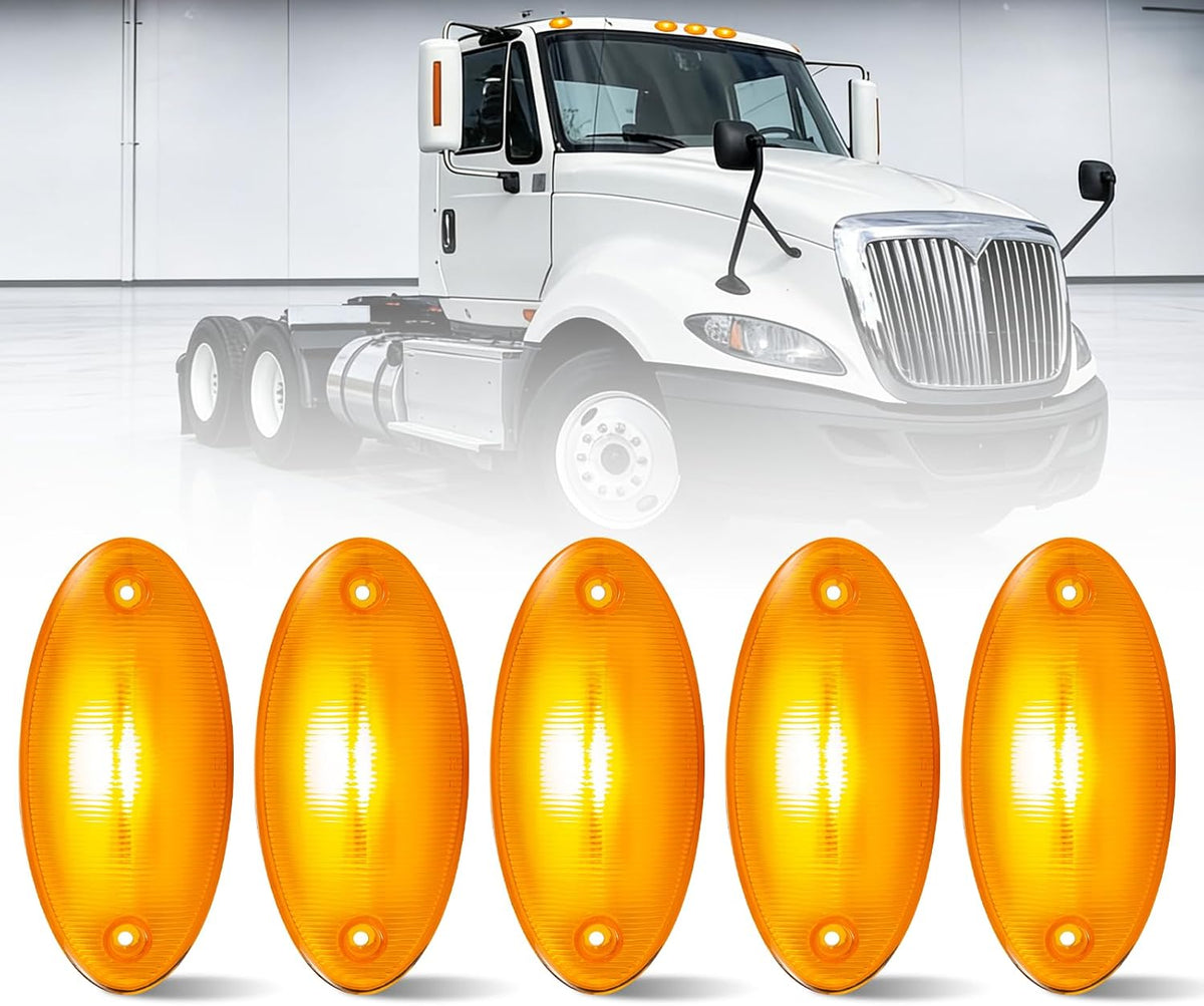 5PCS Cab Marker Lights LED Fit for International 08-18