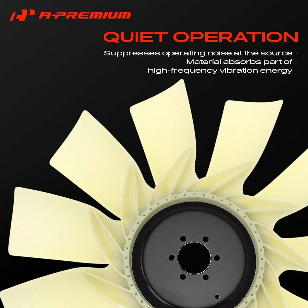 Engine Radiator Cooling Fan Blade Compatible with Car and Truck
