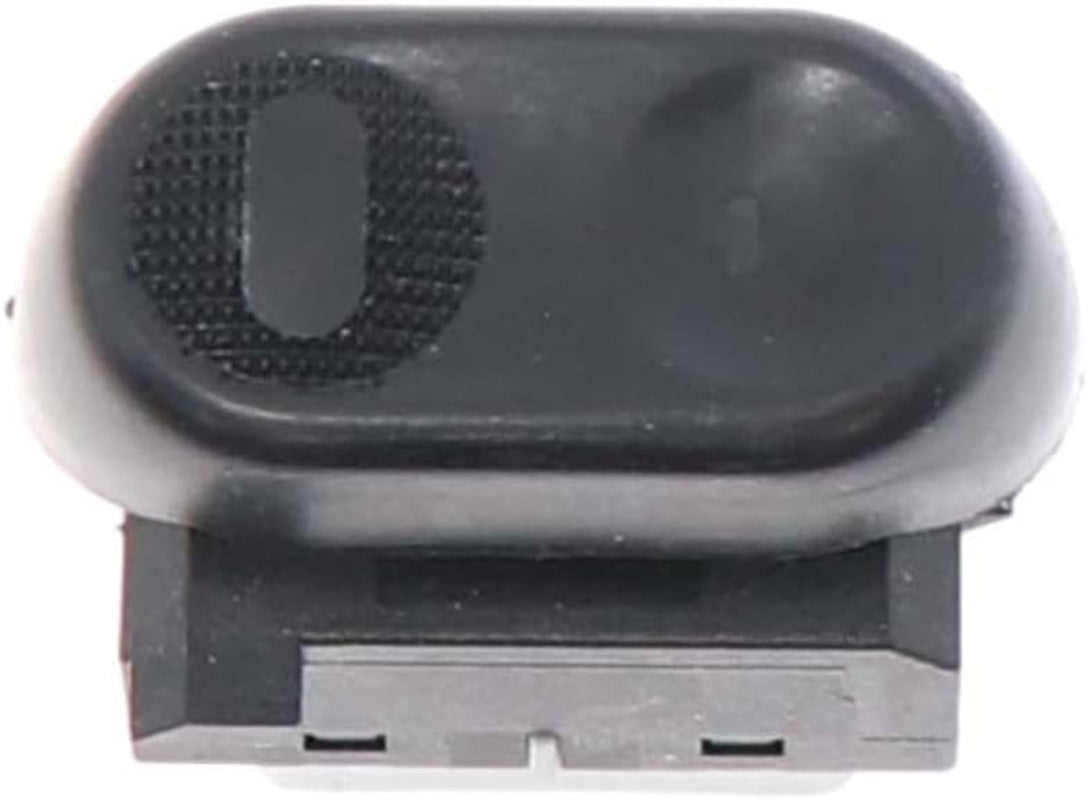 Push Button Window Switch - Black, 1-Way, Flush Mount, MANUAL Operation