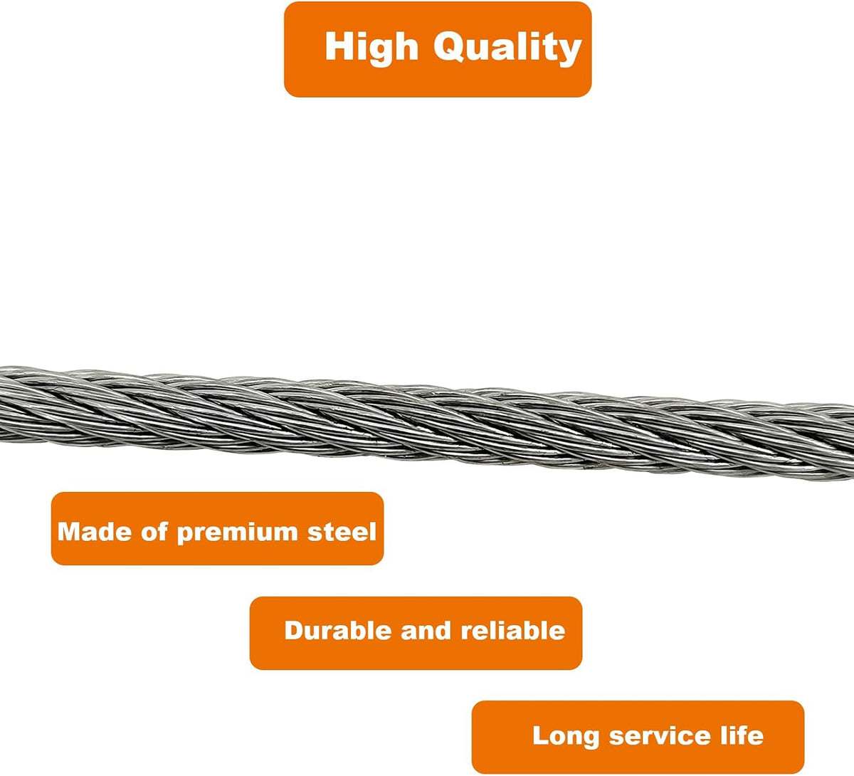A17-18481-000 Hood Stay Stop Control Cable Fit for Freightliner Cascadia