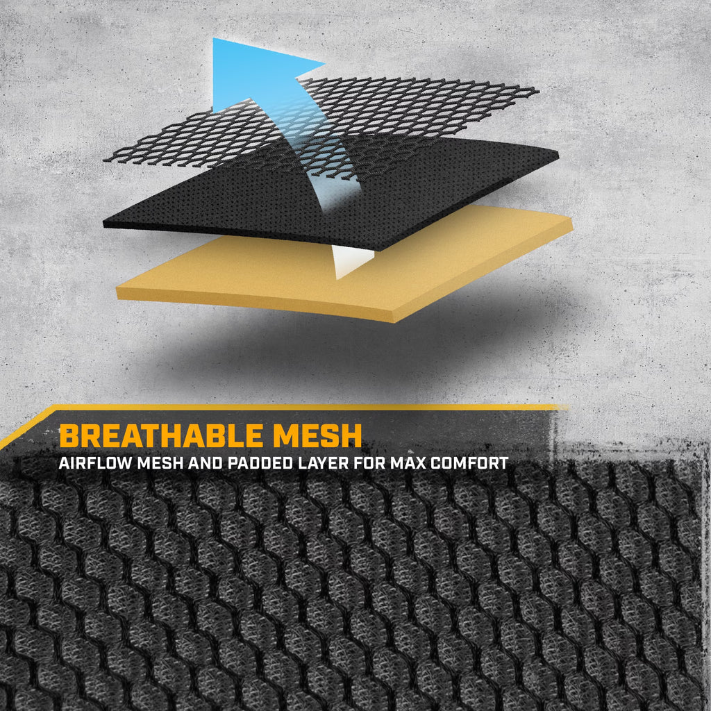 CAT™ Semi Truck Seat Covers – Heavy Duty Interior Accessories for Big Rigs, 18 Wheelers, & Semis – Breathable Mesh Universal Fit Truck Accessories for Semi Trucks – Best Accessories for Long Haul Tru