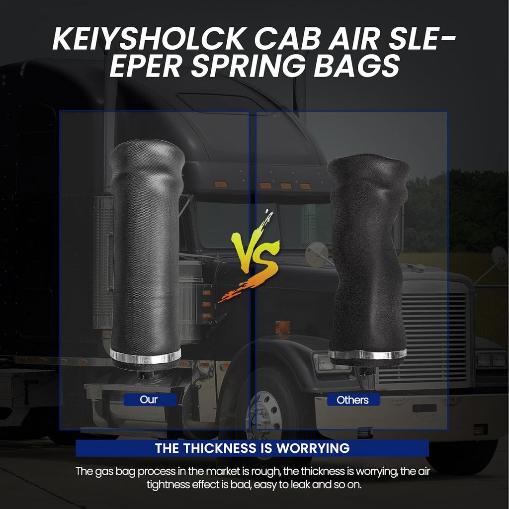 2Pcs Cab Sleeper Air Spring Bag for Freightliner