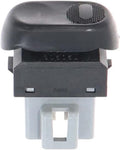 Push Button Window Switch - Black, 1-Way, Flush Mount, MANUAL Operation
