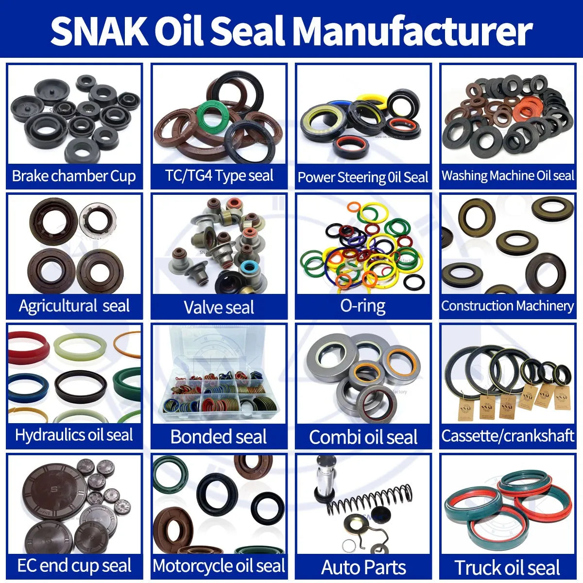 SNAK 46305 CR Customized Oil Seal Trailer Axle Heavy Duty Truck 4.625" Shaft Diameter 6.006" OD, 1.063" Width National Oil Seal