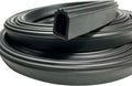 D Shaped Weather Stripping Door Seal, 1" RV Slide Out Seal Self-Adhesive EPDM Rubber, Heavy Duty Rubber Door Seal Weather Stripping for RV, Truck, Boat, Car, Accessories(13 Feet)