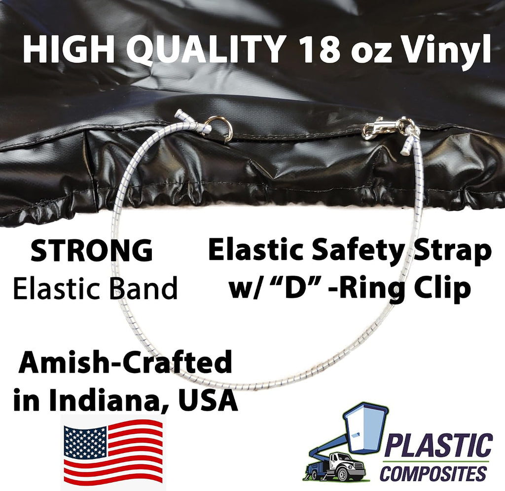 Bucket Truck Parts Economy Line Elastic Banded Cover, Fits 1.5 Man Bucket 28"X34" Edge to Edge