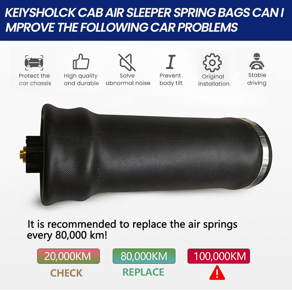 2Pcs Cab Sleeper Air Spring Bag for Freightliner