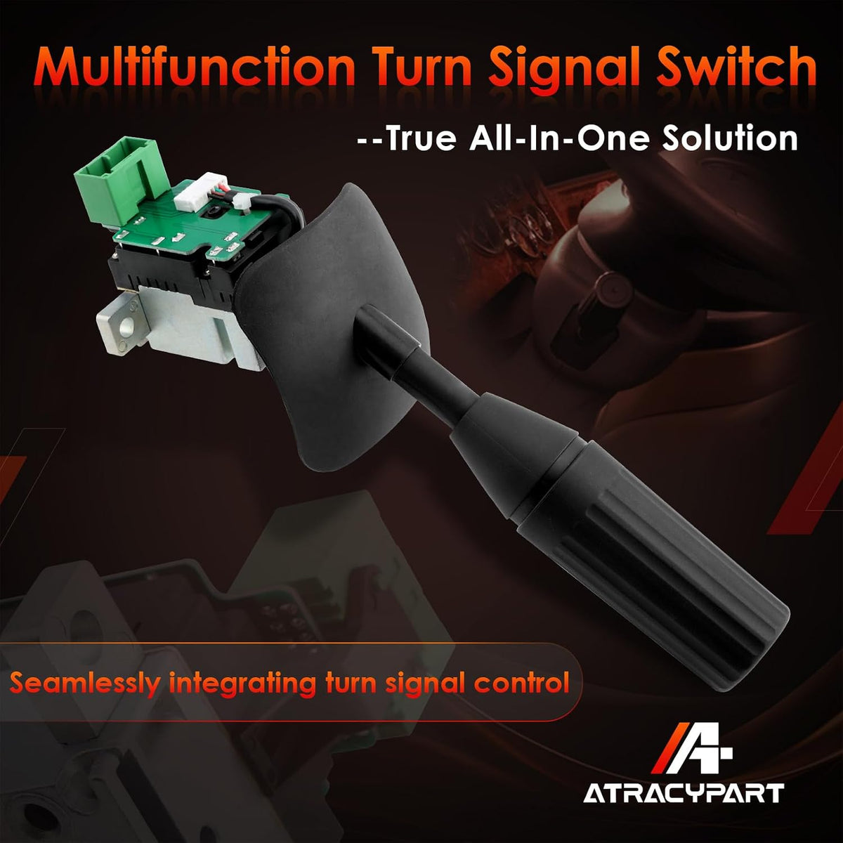 Turn Signal Switch, Fit for 2008-UP Freightliner Cascadia, Wiper Lever