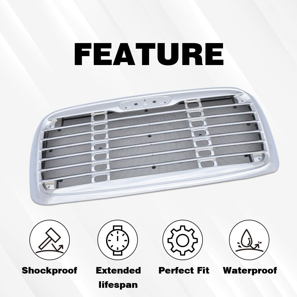 Front Bumper Grille Fit 2000-2008 Freightliner Columbia