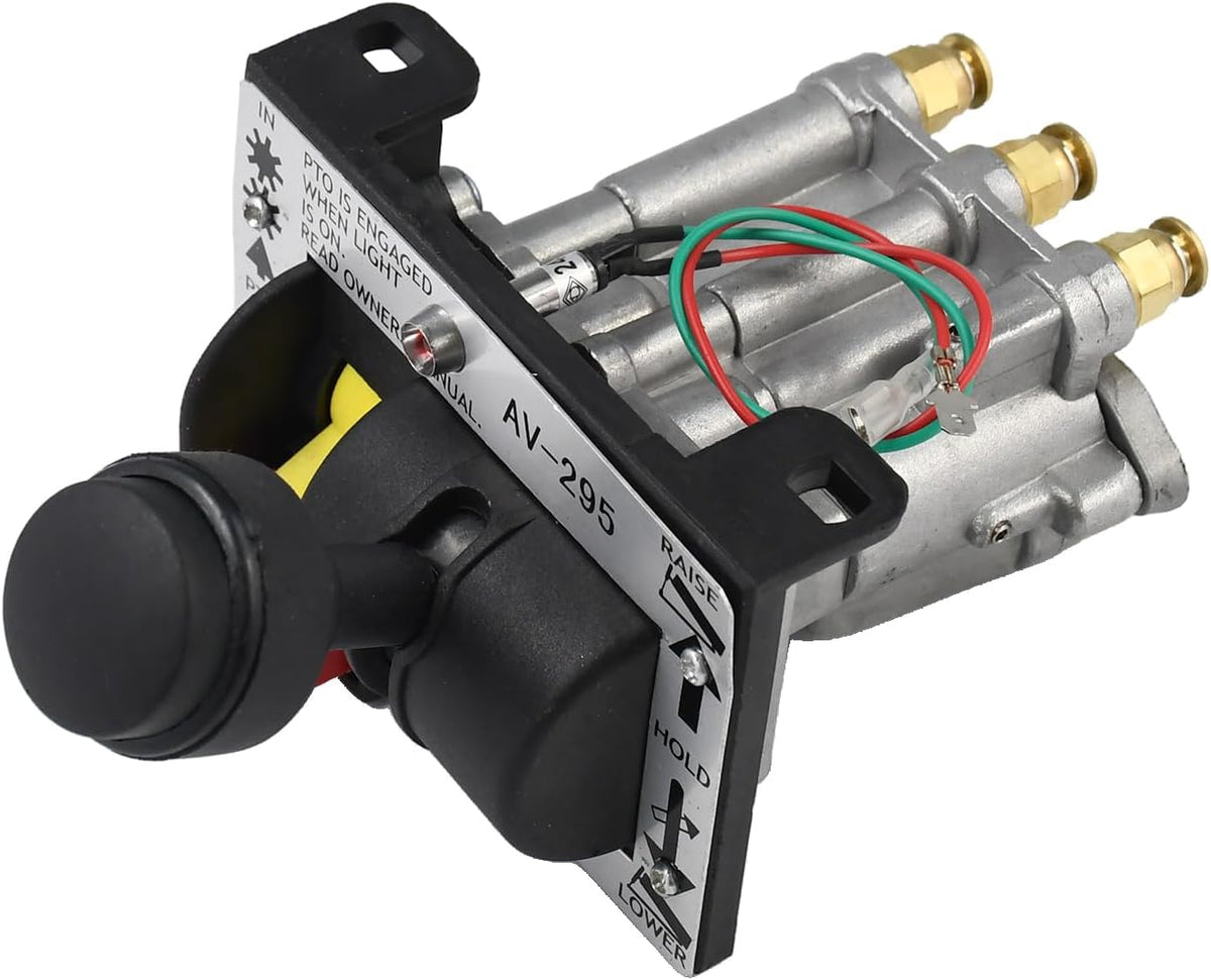 AV-295 AV295 Air Shift Control Valves with PTO Switch 328388-79X 329358X Truck PTO Control Valves Compatible with Truck Trailer Power Draw Control Valve (PTO and Dump Pump) AV-295 AV295