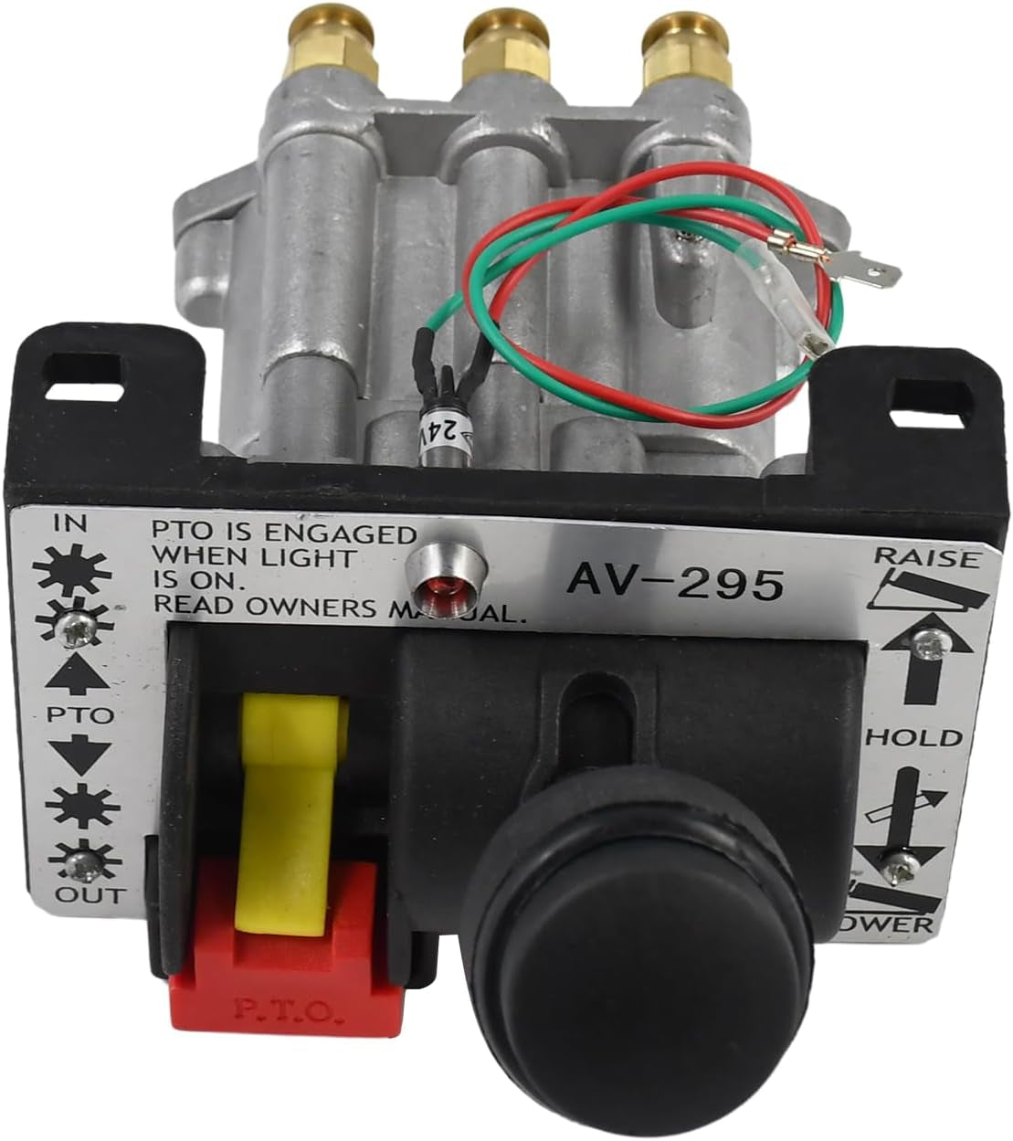 AV-295 AV295 Air Shift Control Valves with PTO Switch 328388-79X 329358X Truck PTO Control Valves Compatible with Truck Trailer Power Draw Control Valve (PTO and Dump Pump) AV-295 AV295