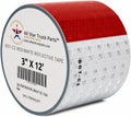 Conspicuity Tape DOT-C2 Approved Reflective Truck Trailer Red White (3 in X 12 FT)