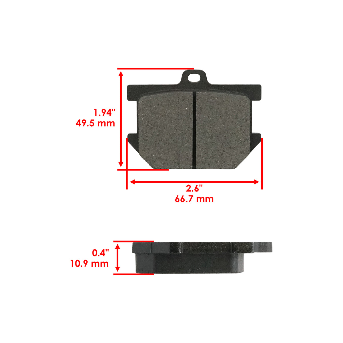 Front Brake Pads for Yamaha Sr500 1978 1979 Front Brake Pads