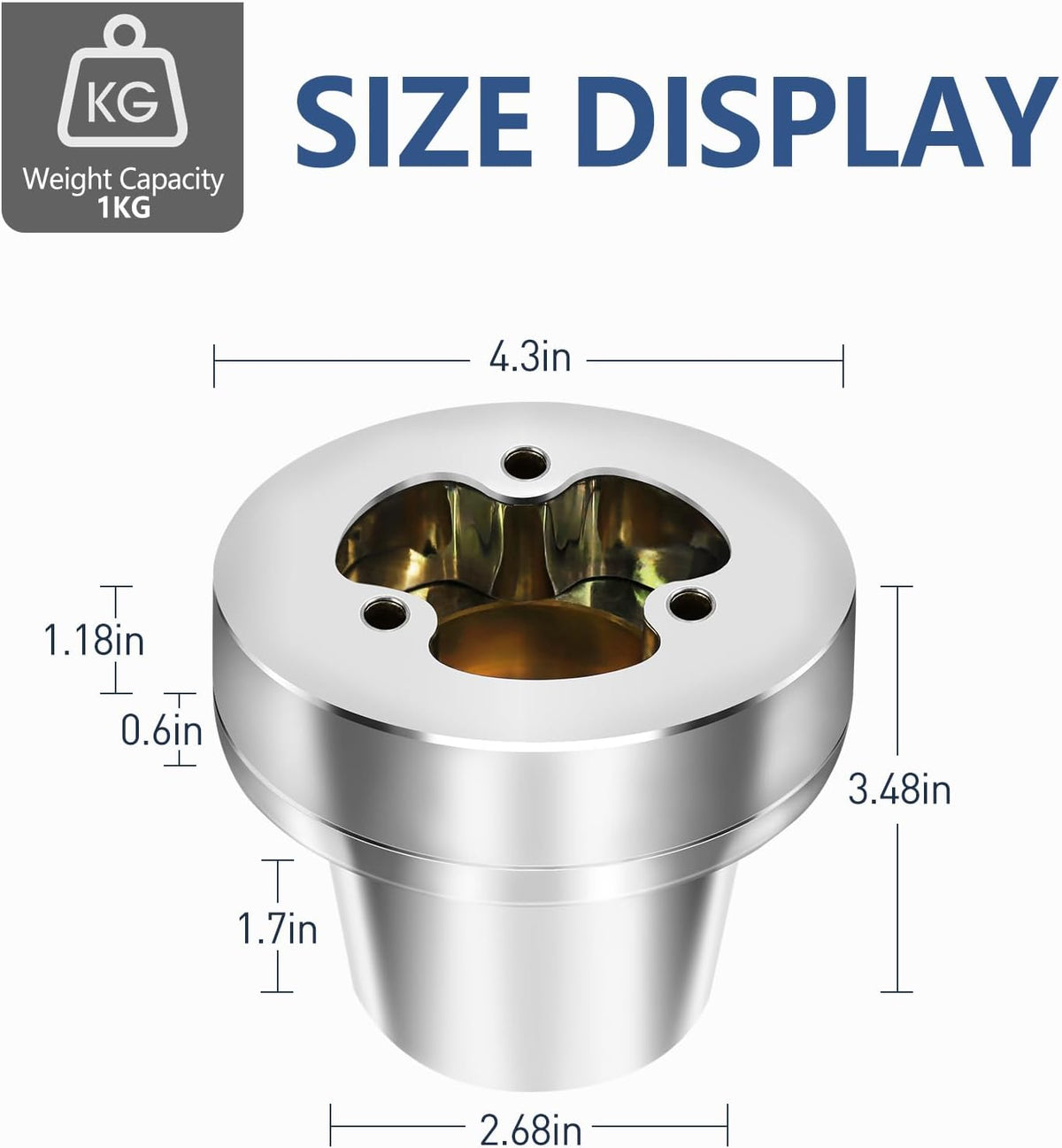 Steering Wheel Adapter 3-Hole Truck Steering Wheel Adapter for Freightliner 1989-2006 Models