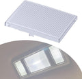 Interior Dome Center Reading Light Lamp Cover Clear Lens Fit for 1988-1998 Chevrolet K1500 K2500 K3500 C1500 C2500 C3500 C3500HD and Suburban Series GMC Pickup Trucks Roof Light Cover Replacement